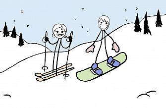 You Ski / I Board You Ski / I Board